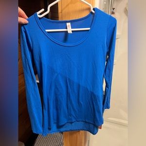 Lularoe, Long Sleeve, XS, Blue